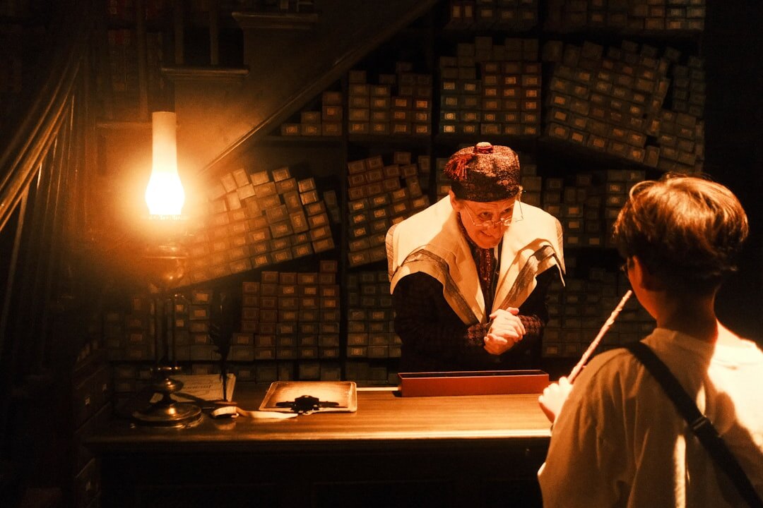 detective examining clues