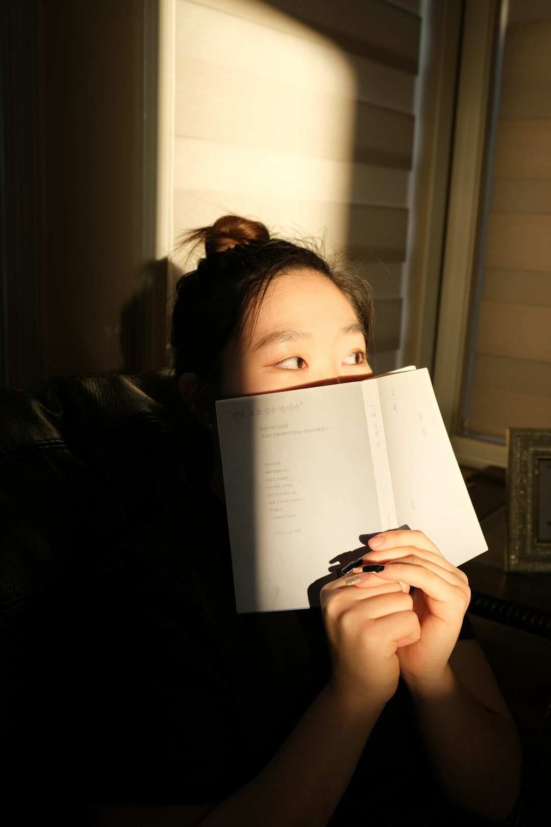 young author writing mystery novel