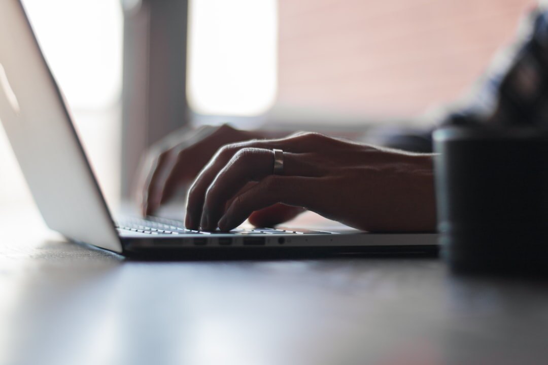 mystery author typing