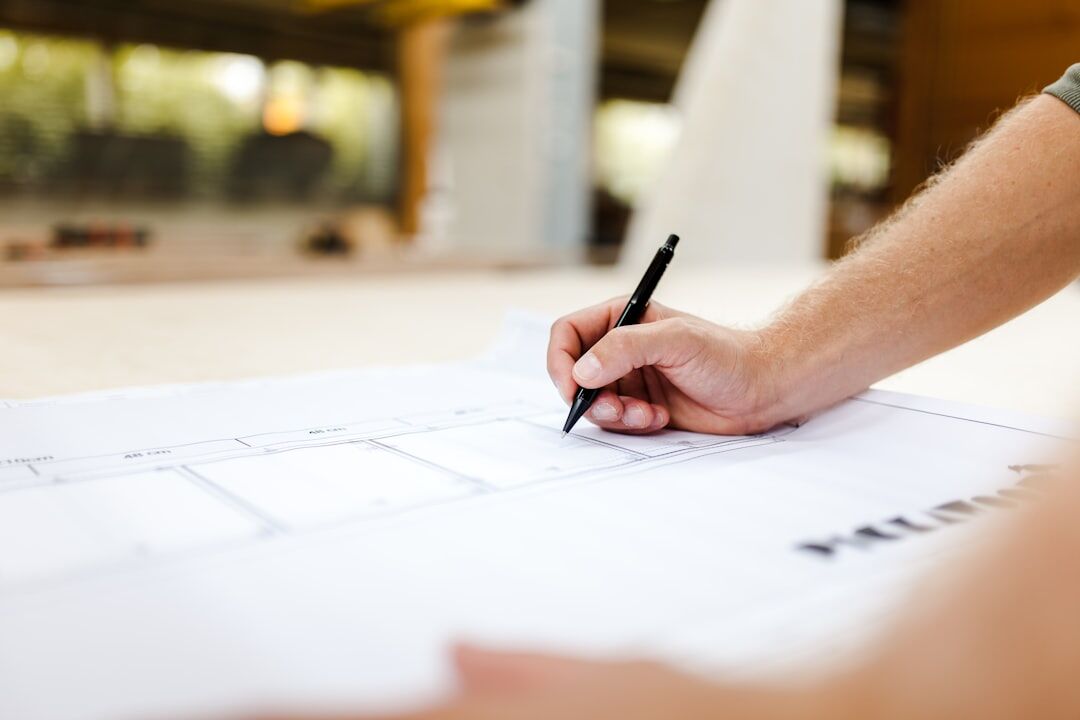 writer planning plot on paper